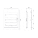 ABB Mistral 54 Module Din Rail Meter Enclosure - Image 2