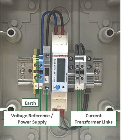 Single Phase Pre-Wired Box c/w SDM120CT and 100/5A Current Transformer - Image 4