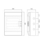 ABB Mistral 36 Module Din Rail Meter Enclosure - Image 2