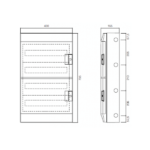 ABB Mistral 72 Module Din Rail Meter Enclosure - Image 2