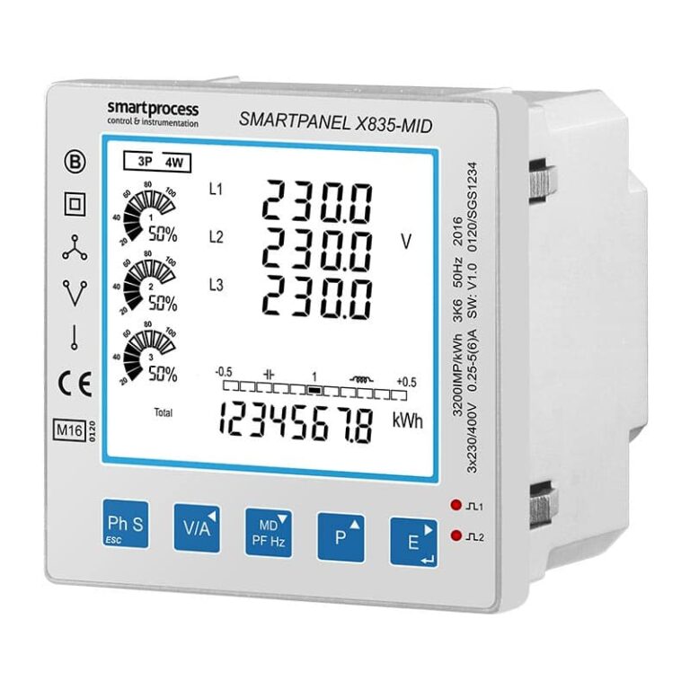 SMART X96-5E MP-MID CT Single / Three Phase Digital Multifunction Meter ...