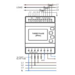 SDM630MCT-E-MID CT single / three phase digital kwh meter (X835- CT) V2 - Image 4