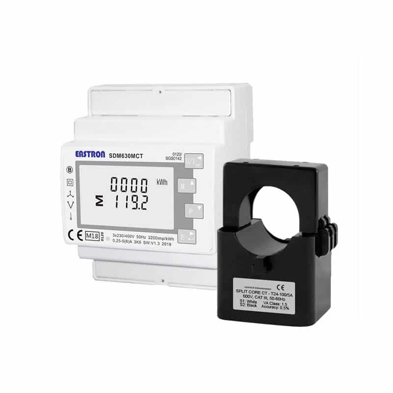 SDM630MCT-E-MID with T24 Current Transformer